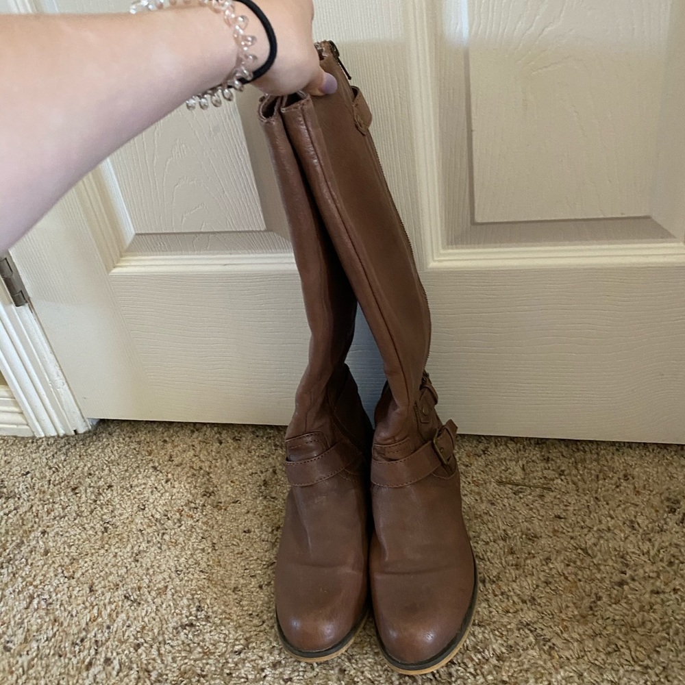 Brown Steve Madden boots